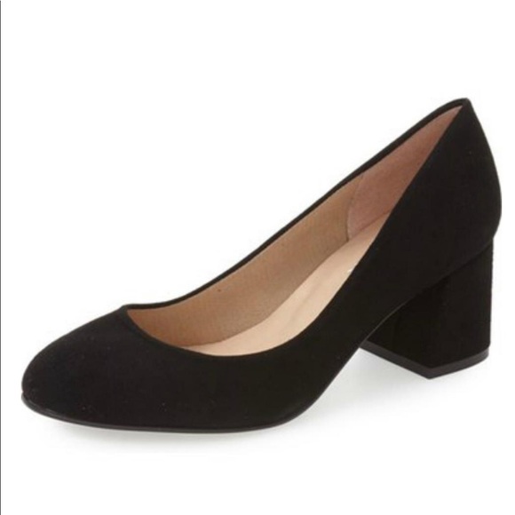 Jcrew new black suede pumps - Picture 1 of 4